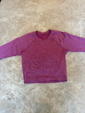 Lululemon long sleeve crop top